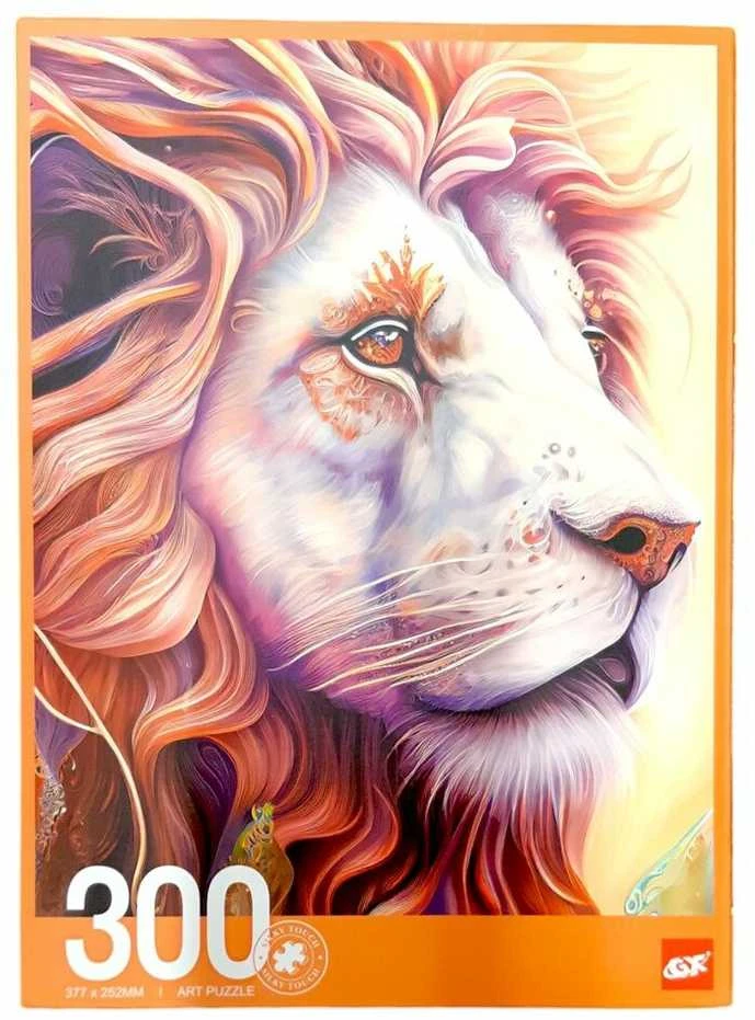 Dėlionė Jigsaw Puzzle Flowers Drawn Lion, 300 det