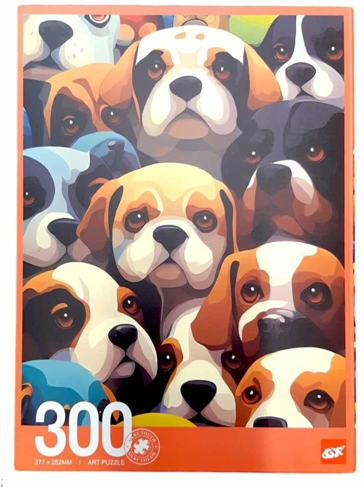 Dėlionė Jigsaw Puzzle Group Cute Dogs, 300 det