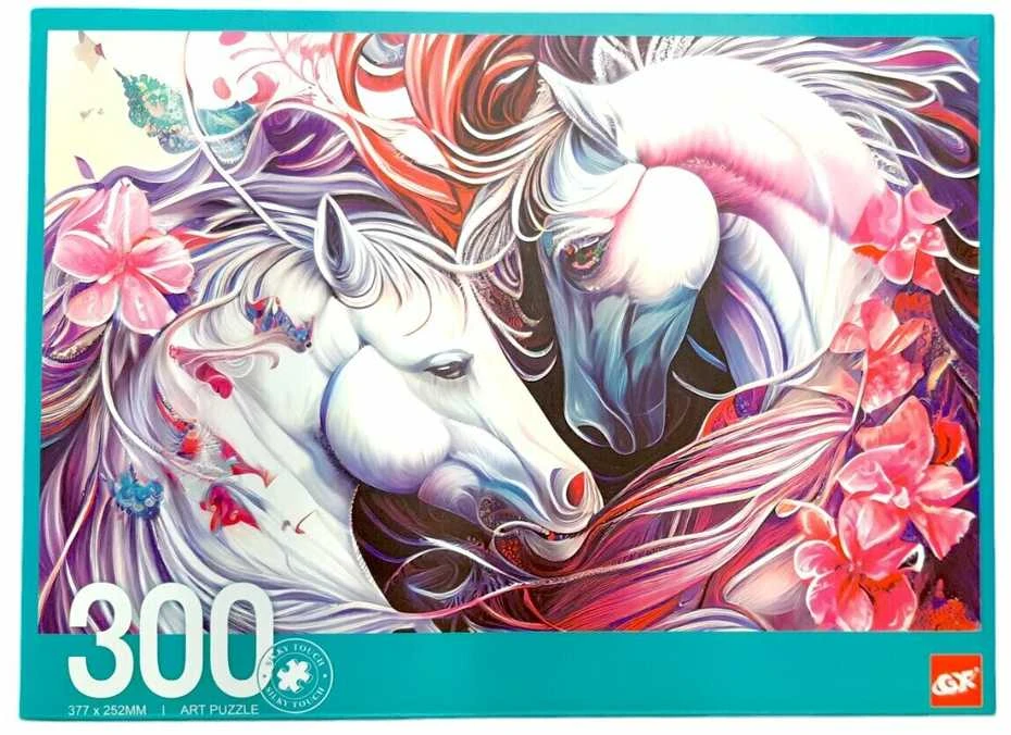 Dėlionė Jigsaw Puzzle Mystical Horses, 300 det