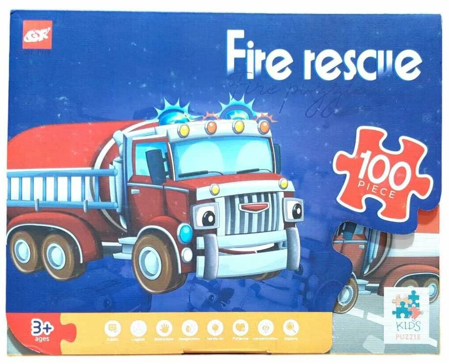 Dėlionė Puzzle Fire rescue, 100 det