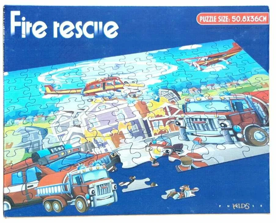 Dėlionė Puzzle Fire rescue, 100 det