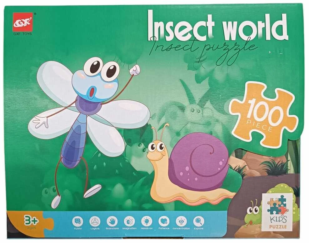 Dėlionė Puzzle Insect world, 100 det
