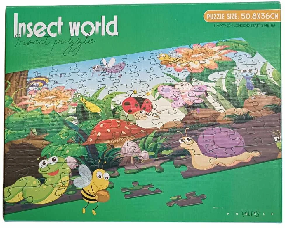 Dėlionė Puzzle Insect world, 100 det