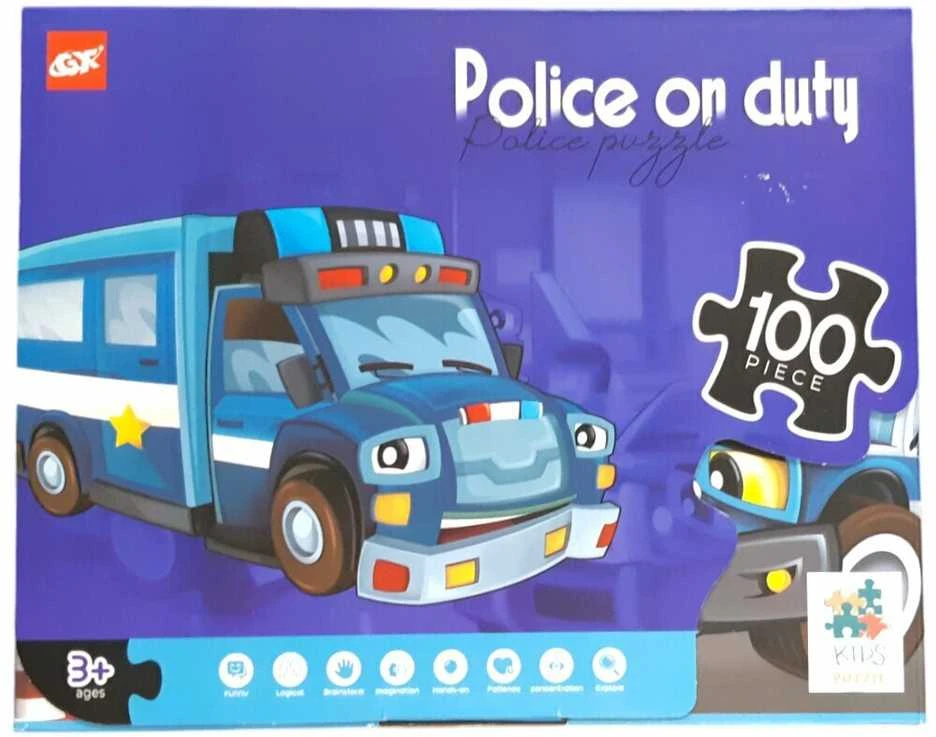 Dėlionė Puzzle Police On Duty, 100 det