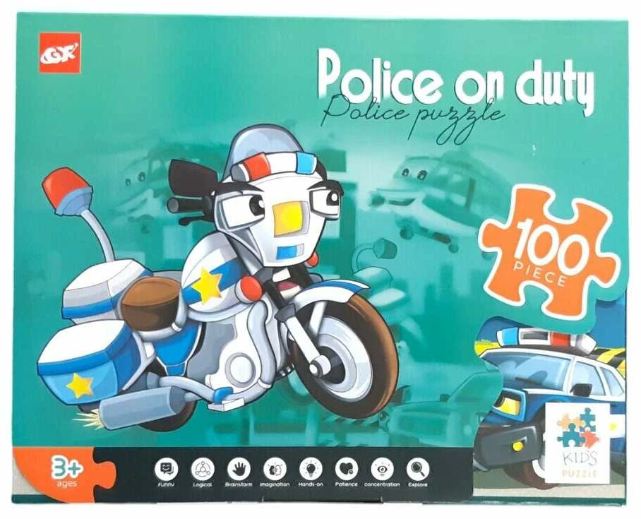 Dėlionė Puzzle Police On Duty, 100 det