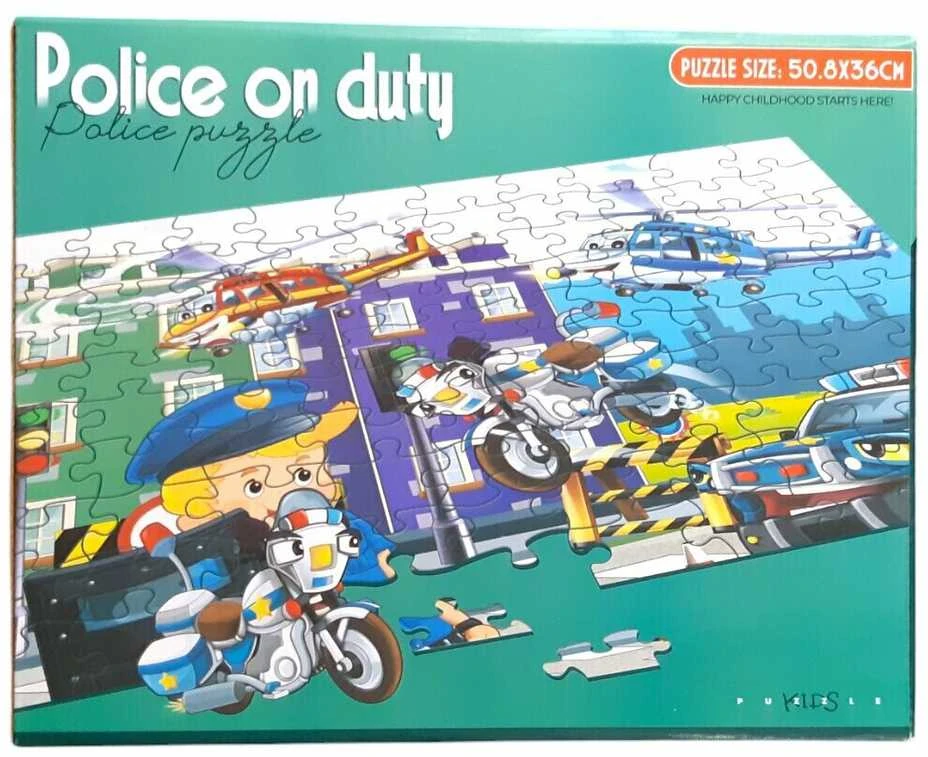 Dėlionė Puzzle Police On Duty, 100 det