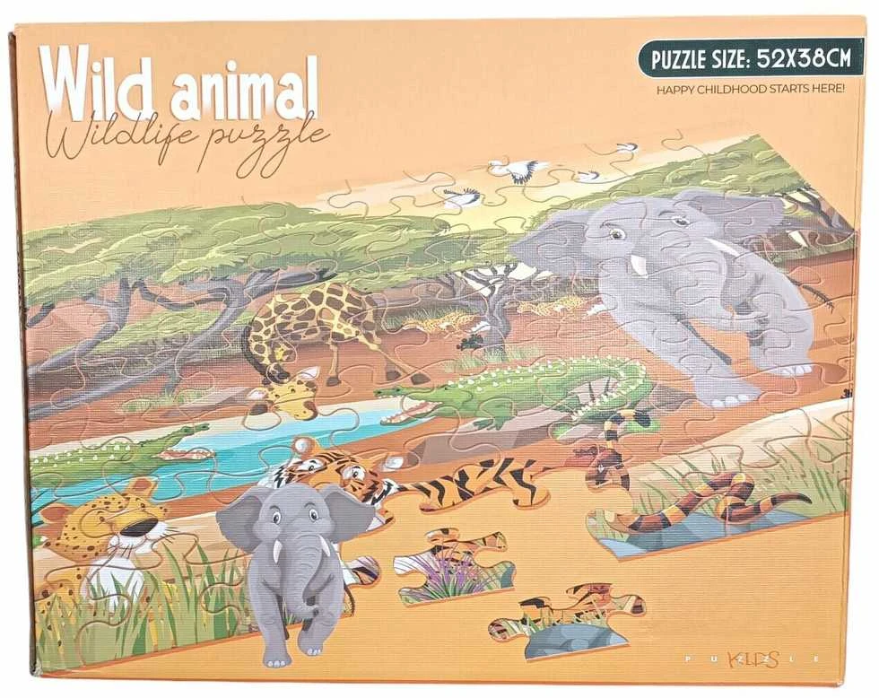 Dėlionė Puzzle Wild animal, 63 det