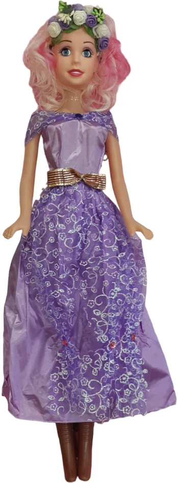 Elegantiško stiliaus lėlė 71 cm, Spalva: Violetinė