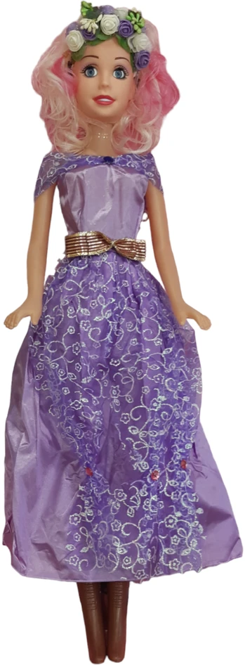 Elegantiško stiliaus lėlė 71 cm, Spalva: Violetinė