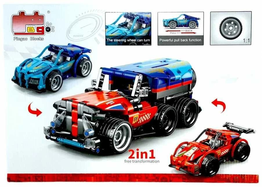 Konstruktorius - Sportinis automobilis 2 in 1, 219 det.