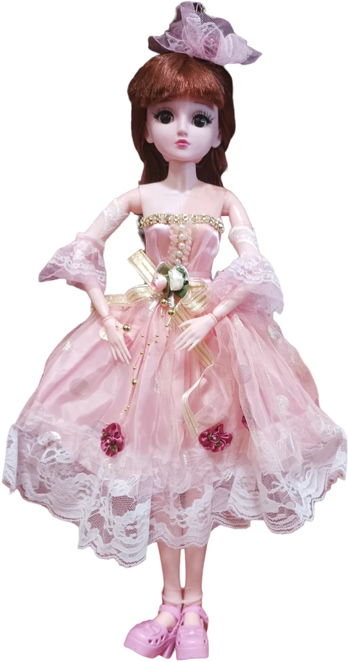 Lėlė 54 cm, Spalva: Bordo