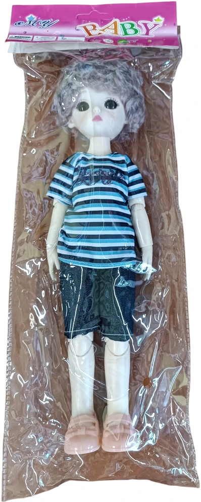 Lėlė - Berniukas 29 cm, Spalva: Mėlyna