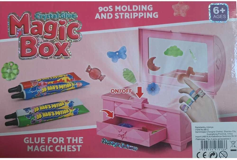 Magic box krištolo klijai - Papildymas