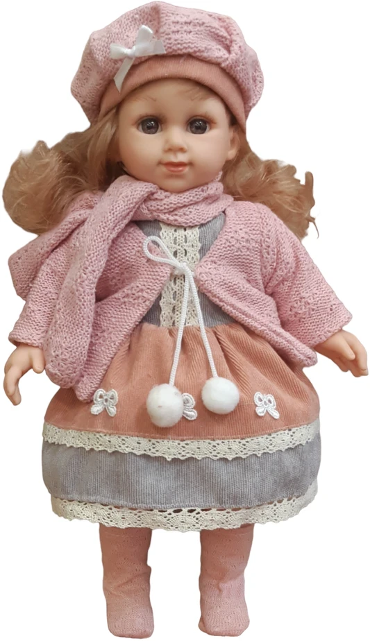 District Miela lėlė, 38 cm, Spalva: Rožinė