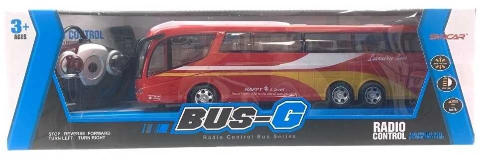 Radijo bangomis valdomas autobusas, mėlynas