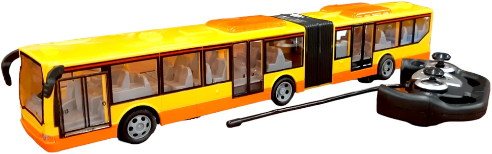 Radijo bangomis valdomas autobusas, žalias