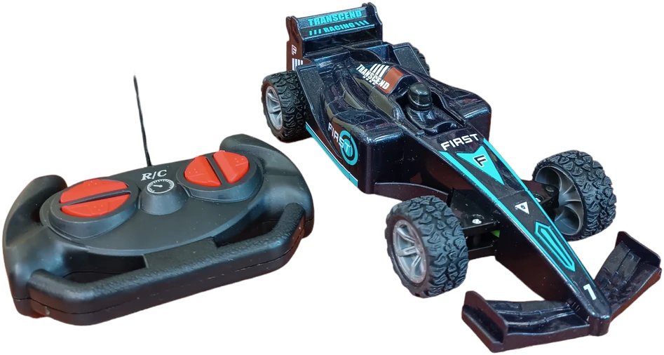 Radijo bangomis valdomas automobilis Formulė, oranžinis, Spalva: Juoda
