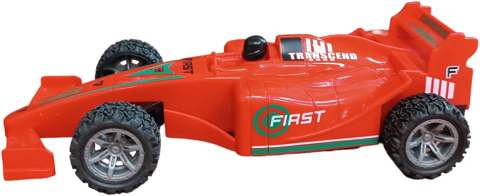 Radijo bangomis valdomas automobilis Formulė, oranžinis, Spalva: Juoda