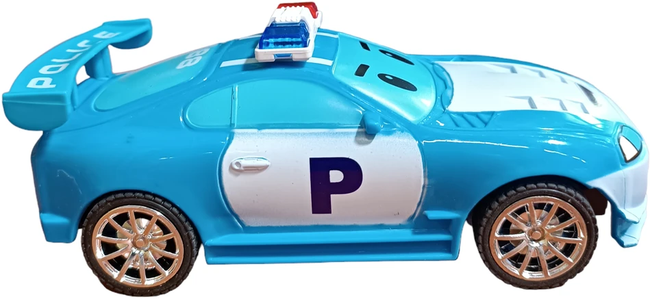Radijo bangomis valdomas automobilis policijos automobilis, raudonas, Spalva: Mėlyna