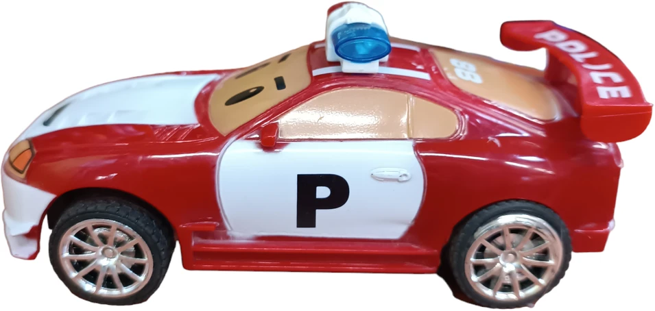 Radijo bangomis valdomas automobilis policijos automobilis, raudonas, Spalva: Mėlyna