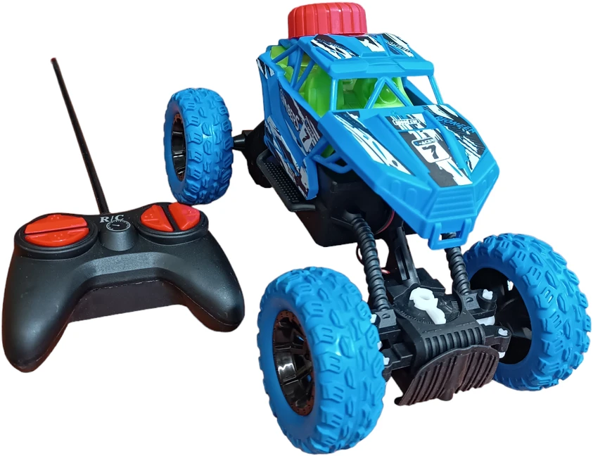 Radijo bangomis valdomas Monster Truck automobilis, Spalva: Žalia