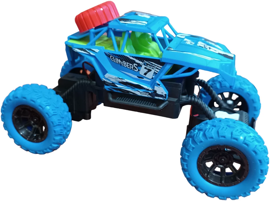 Radijo bangomis valdomas Monster Truck automobilis, Spalva: Žalia
