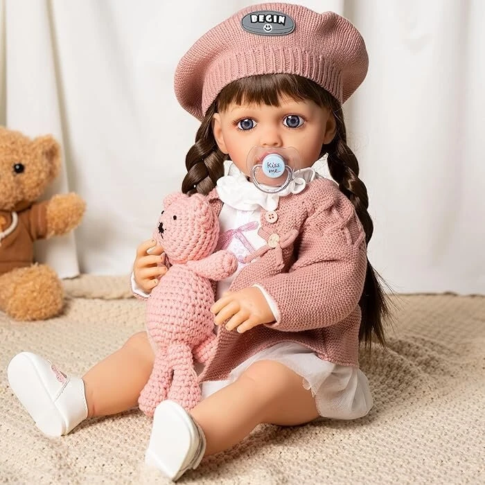 Yiwu Jingxin Toys Co., LTD Realistiškos išvaizdos lėlė, Spalva: Rožinė
