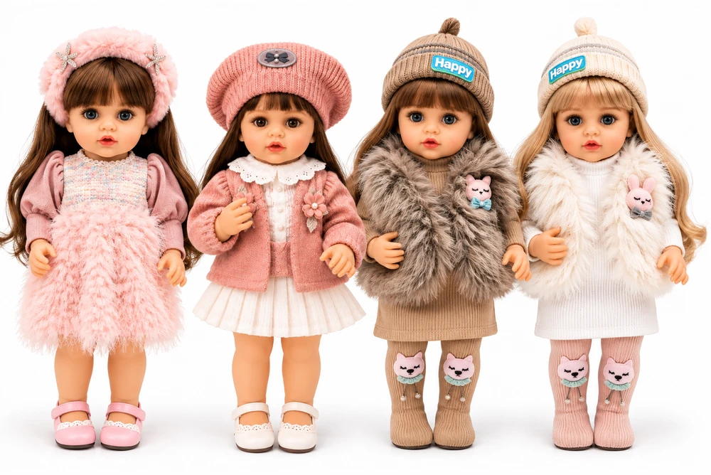 Yiwu Jingxin Toys Co., LTD Realistiškos išvaizdos lėlė, Spalva: Rožinė