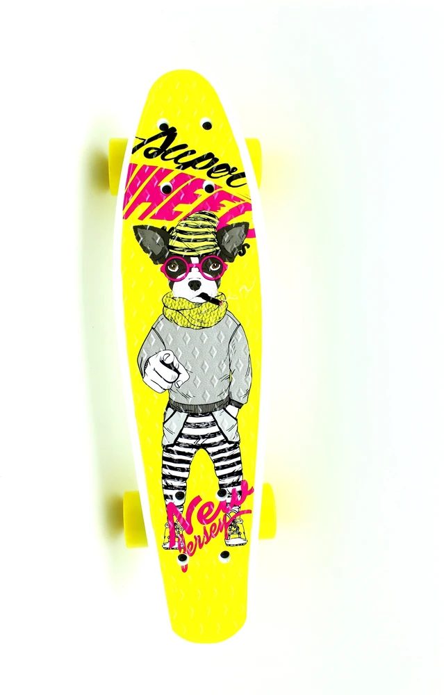 Riedlentė Pennyboard 55 cm, Spalva: Balta
