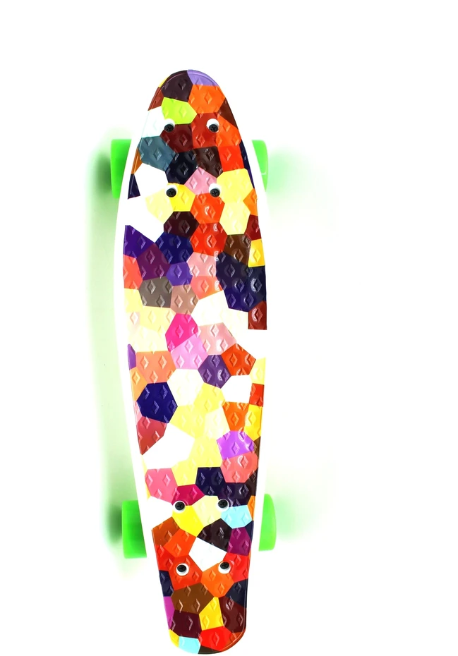 Riedlentė Pennyboard 55 cm, Spalva: Balta