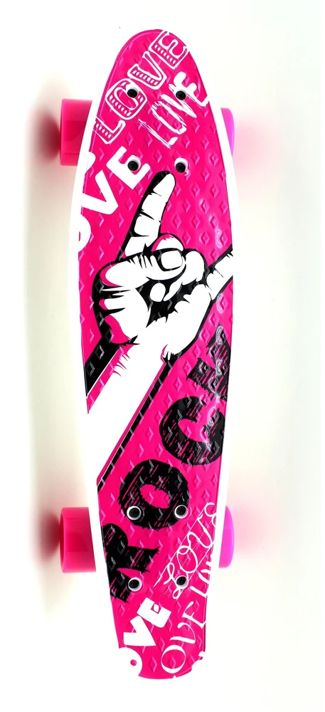 Riedlentė Pennyboard 55 cm, Spalva: Raudona