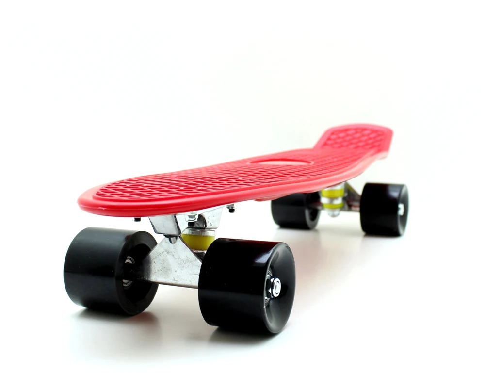 Riedlentė Pennyboard 55 cm, Spalva: Raudona