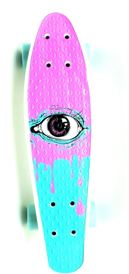 Riedlentė Pennyboard 55 cm, Spalva: Rožinė