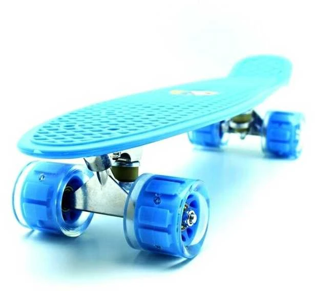 Riedlentė Pennyboard 58cm su šviečiančiais ratukais