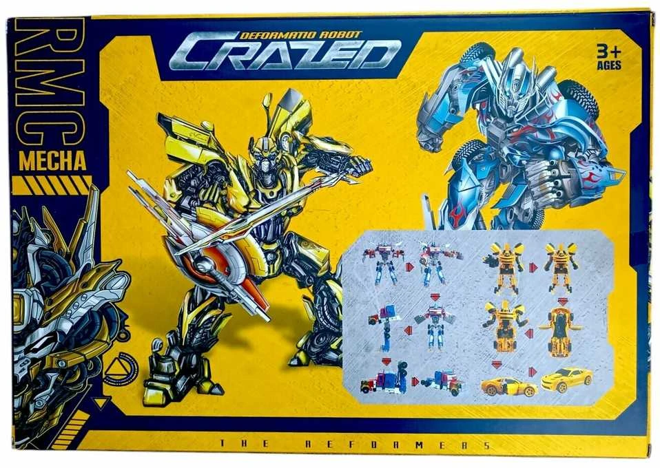 Robotas transformeris su kauke komplekte