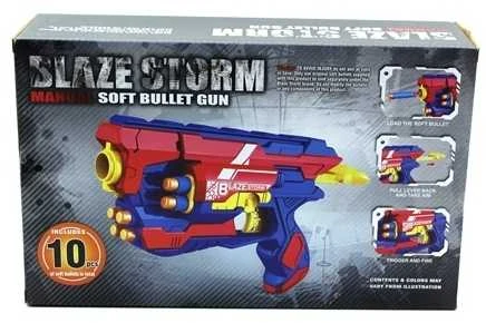 Šautuvas Minkštomis Kulkomis "Blaze Storm"