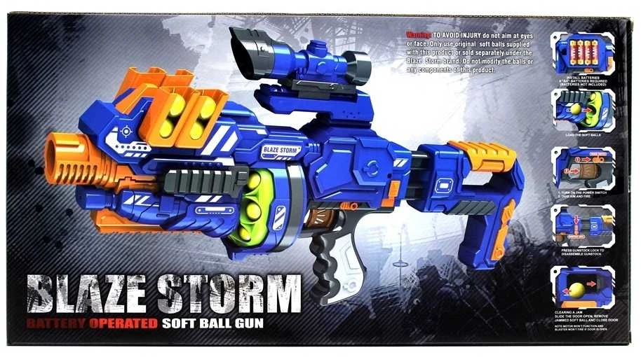Šautuvas Minkštomis Kulkomis "Blaze Storm"
