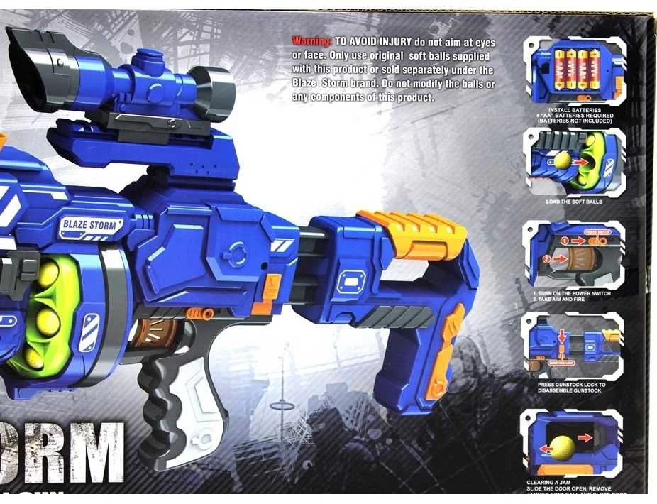 Šautuvas Minkštomis Kulkomis "Blaze Storm"