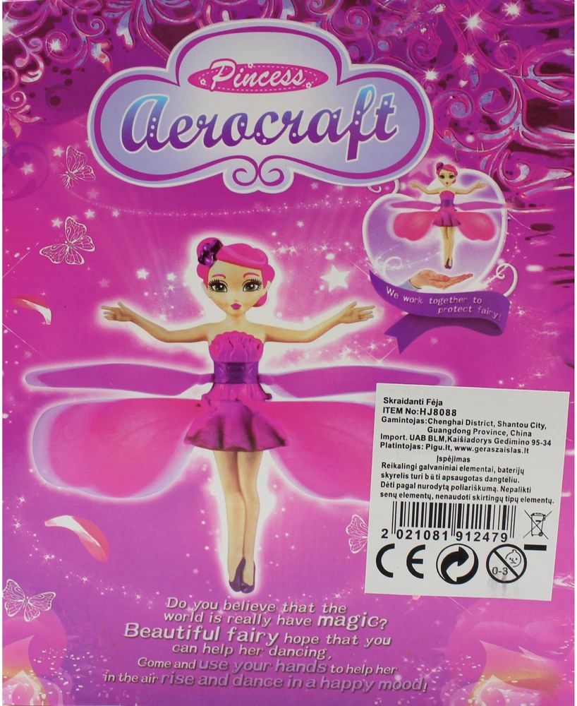 Skraidanti Fėja Magic Princess, Spalva: Rožinė