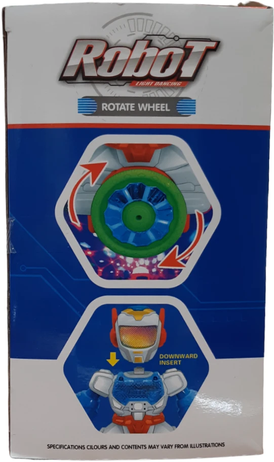 Šokantis Robotas su 3D šviesom