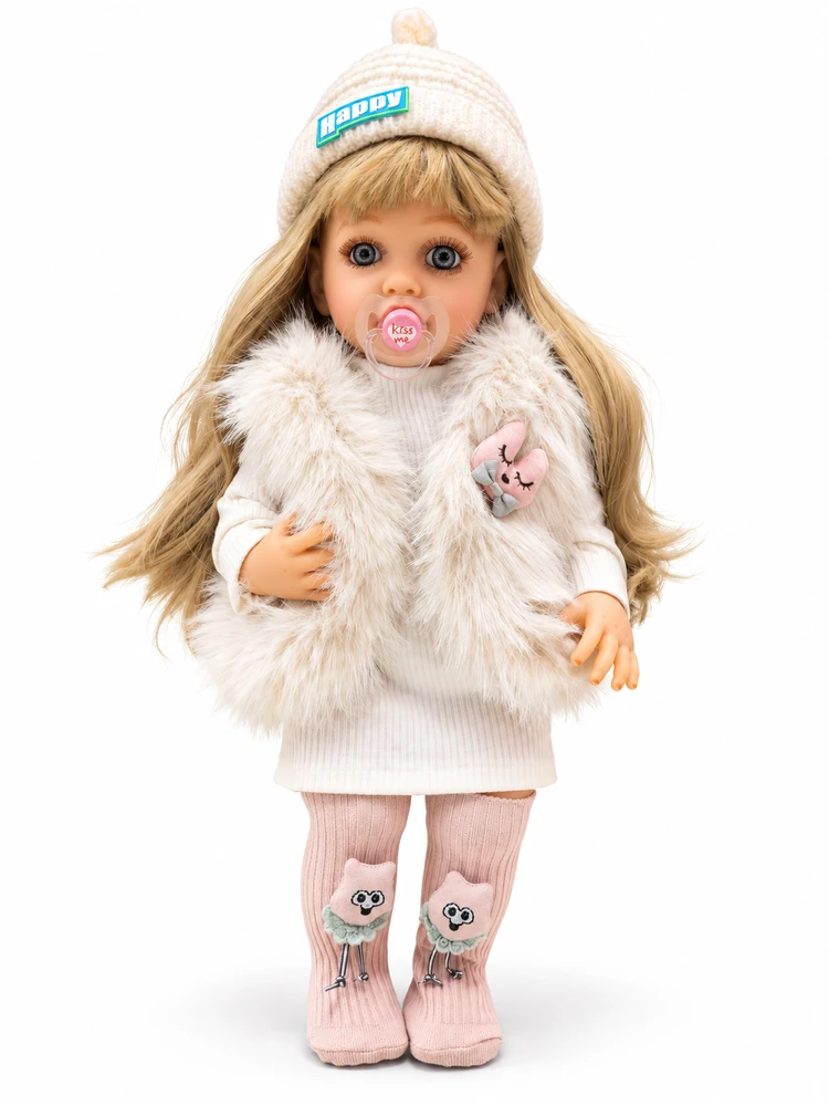 Yiwu Jingxin Toys Co., LTD Realistiškos išvaizdos lėlė, Spalva: Balta
