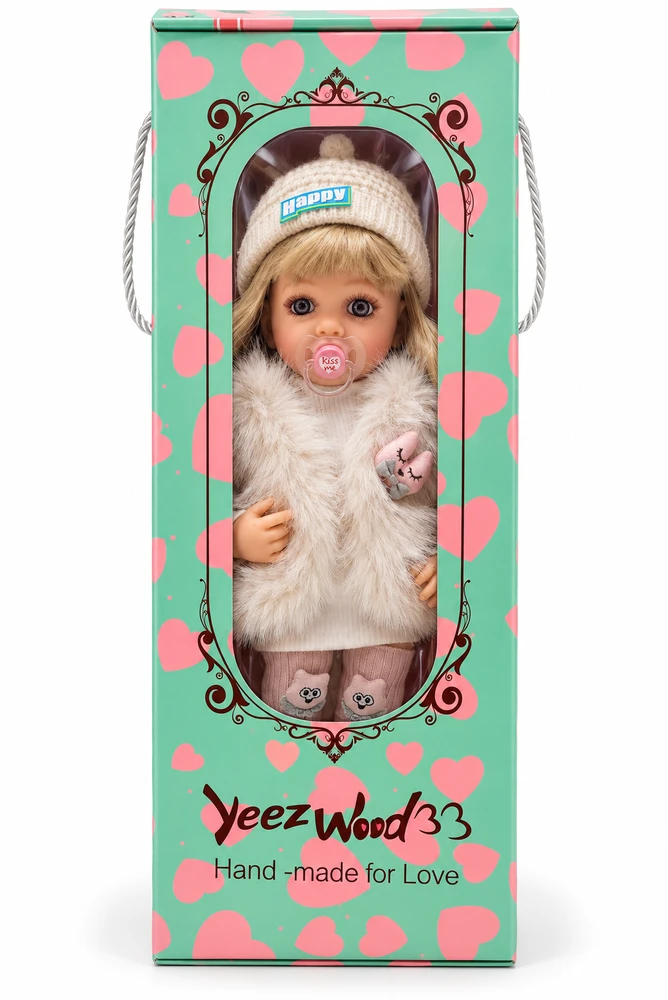 Yiwu Jingxin Toys Co., LTD Realistiškos išvaizdos lėlė, Spalva: Balta