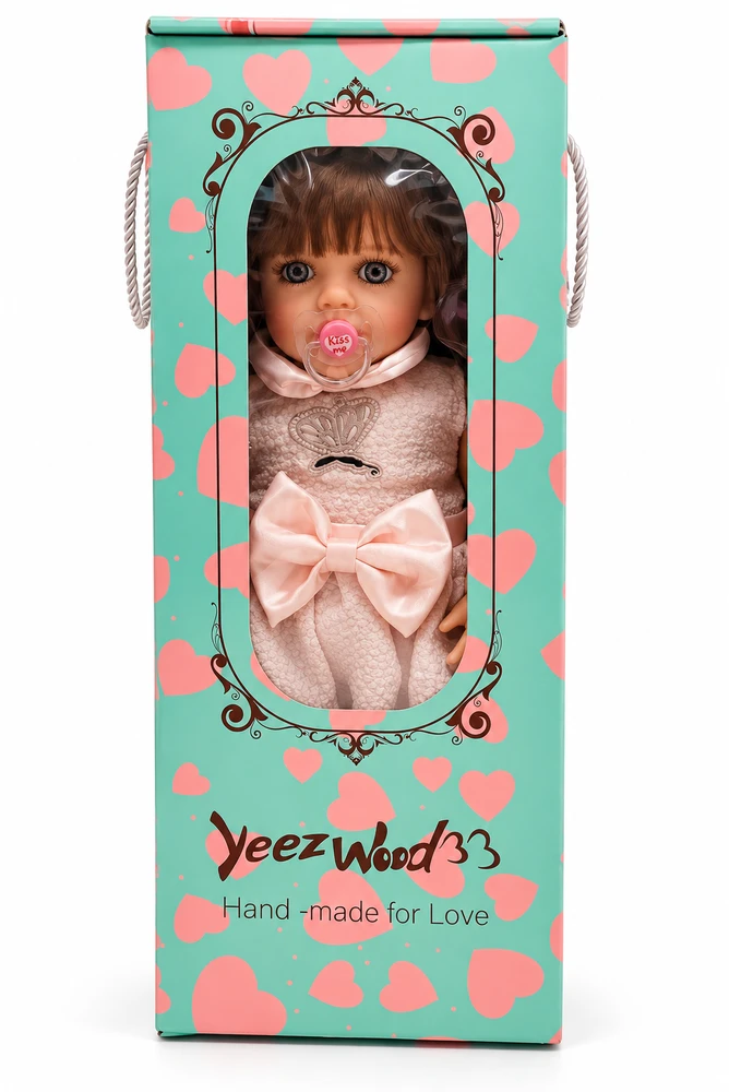 Yiwu Jingxin Toys Co., LTD Realistiškos išvaizdos lėlė, Spalva: Ruda