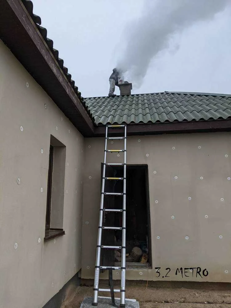 Teleskopinės kopėčios 3.2m (Nemokamas pristatymas)