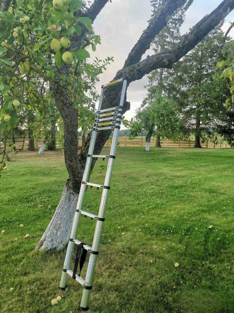 Teleskopinės kopėčios 3.8m (Nemokamas pristatymas)