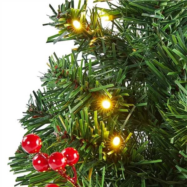 Yaheetech 60 cm aukščio stalo Kalėdų eglutė su 35 LED lemputėmis (Nemokamas pristatymas)