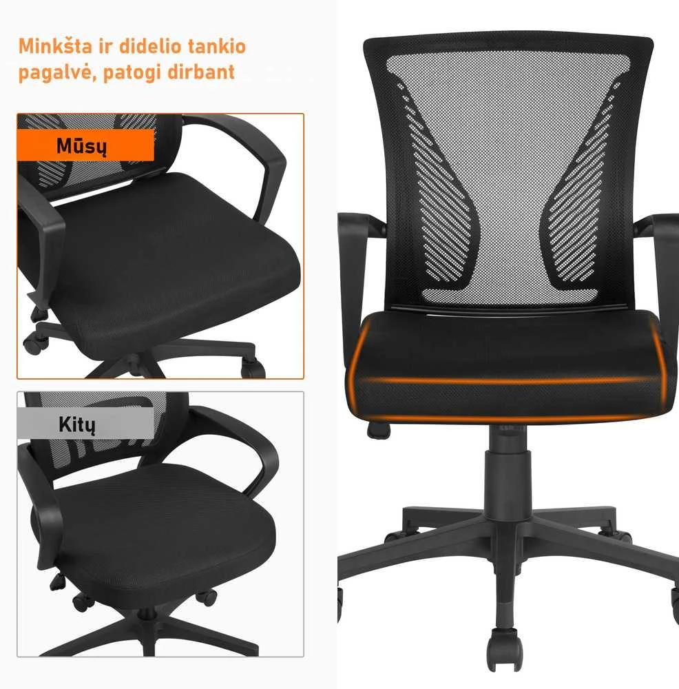 Ergonomiška kėdė (Nemokamas pristatymas)