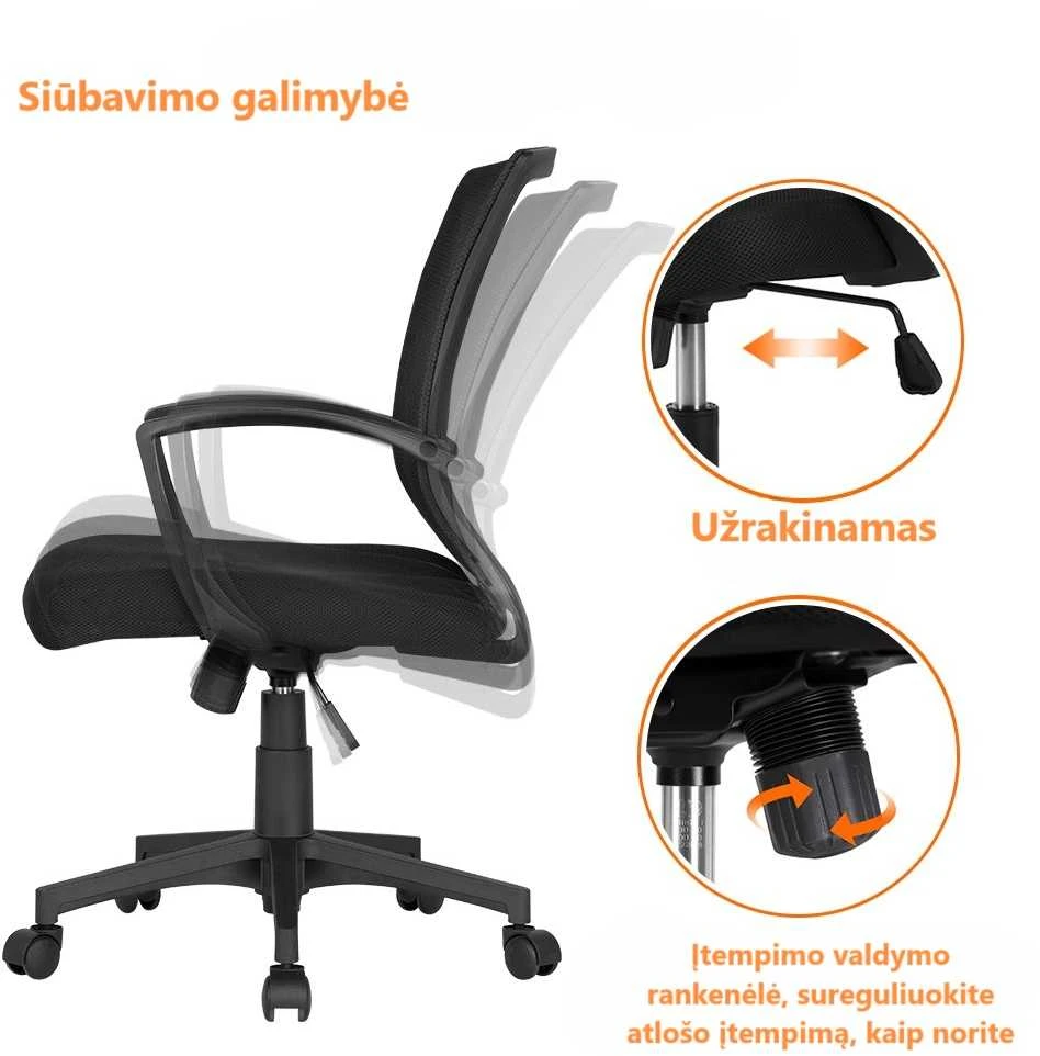 Ergonomiška kėdė (Nemokamas pristatymas)
