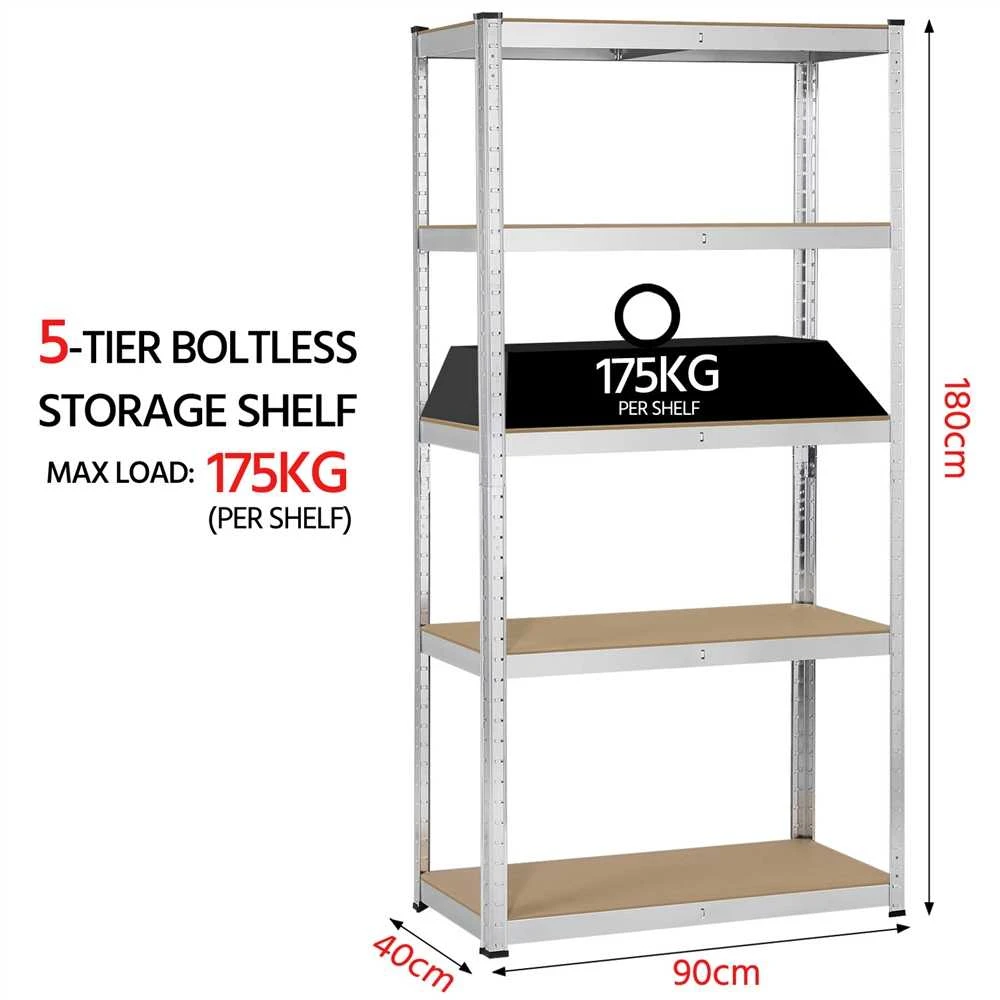 Yaheetech Sandėliavimo lentyna iki 875 kg.