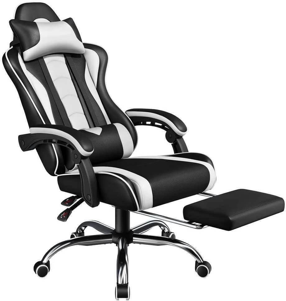 Ergonomiška žaidimų kėdė su masažo funkcija (Nemokamas pristatymas)
